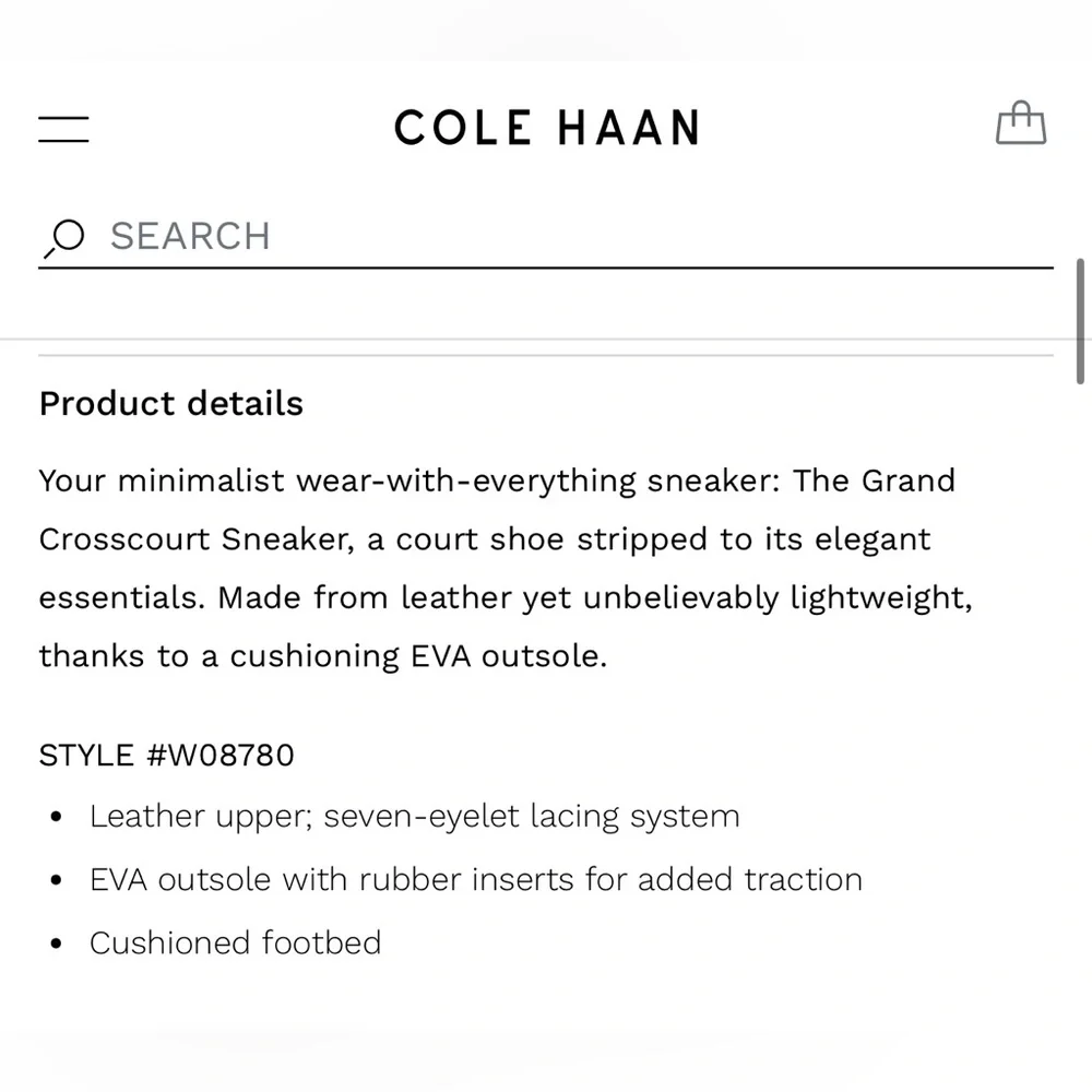 Cole Haan Women’s Grand Crosscourt Sneaker - Picture 4 of 5